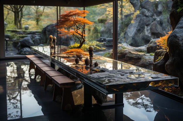 Nature-Inspired Organic Table: Elevate Your Dining Experience
