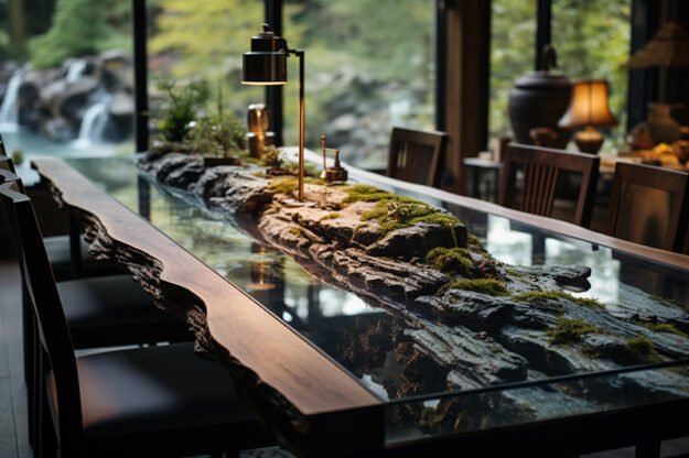 Nature-Inspired Organic Table: Elevate Your Space with Elegance