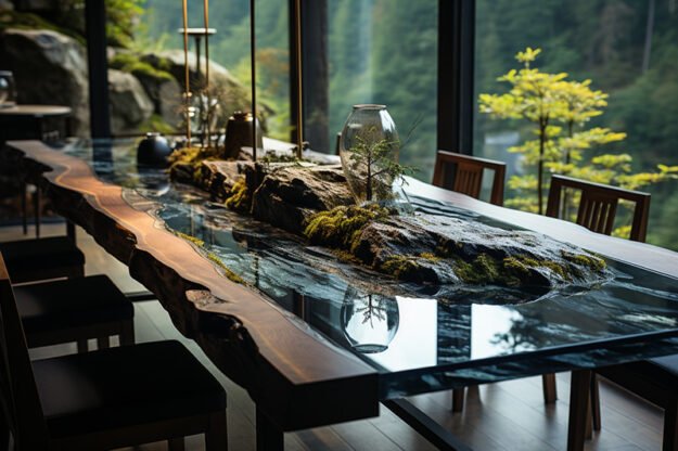 Nature-Inspired Organic Table: Timeless Elegance Meets Modern Craftsmanship