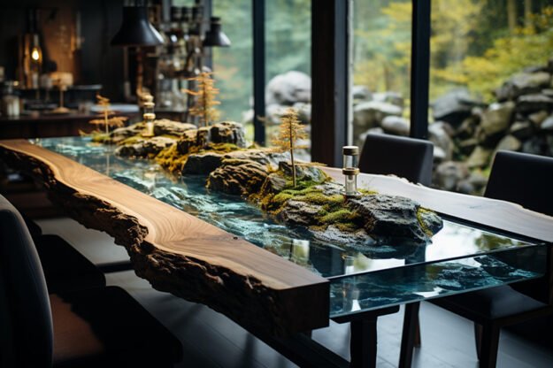 Nature-Inspired Organic Table: A Harmonious Blend of Nature and Elegance