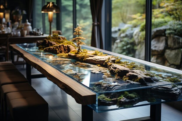 Nature-Inspired Organic Table: Elevate Your Space with Nature’s Serenity