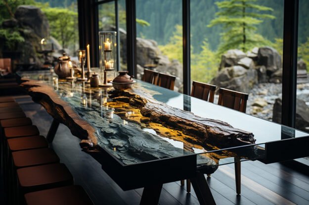 Nature-Inspired Organic Table