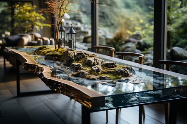 Nature-Inspired Organic Table: Elevate Your Space with Elegance and Style