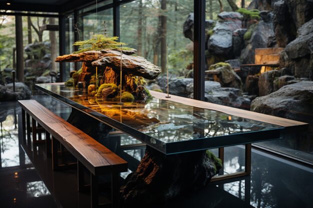 Nature-Inspired Organic Table: A Touch of Elegance for Your Home