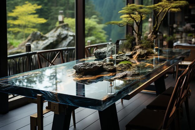 Nature-Inspired Organic Table: Elevate Your Spaces with Timeless Elegance