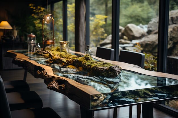 Nature-Inspired Organic Table: Create an Oasis of Elegance in Your Home