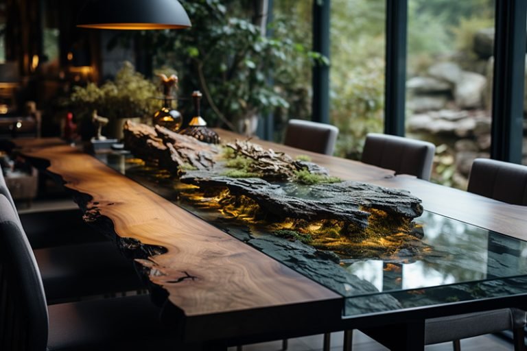 Nature-Inspired Organic Table: Elevate Your Dining Experience
