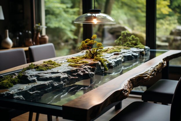Nature-Inspired Organic Table