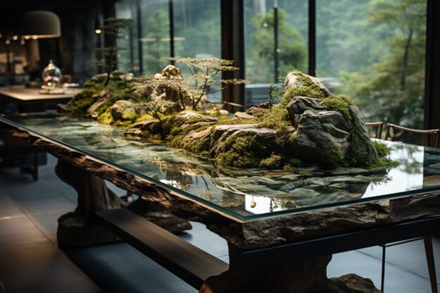 Nature-Inspired Organic Table: Elevate Your Space with Timeless Elegance