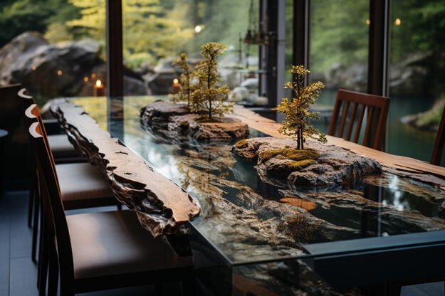 Nature-Inspired Organic Table: Elevate Your Dining Experience