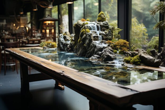 Nature-Inspired Organic Table: Elevate Your Living Space with Timeless Elegance