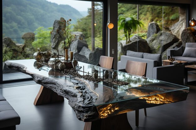 Nature-Inspired Organic Table: Elevate Your Dining Experience