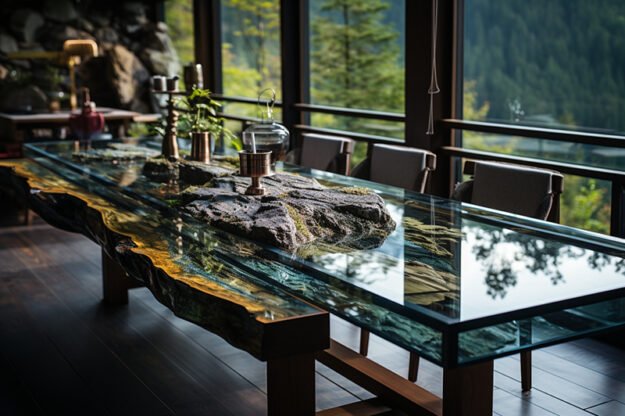 Nature-Inspired Organic Table: A Timeless Statement for Elegant Spaces