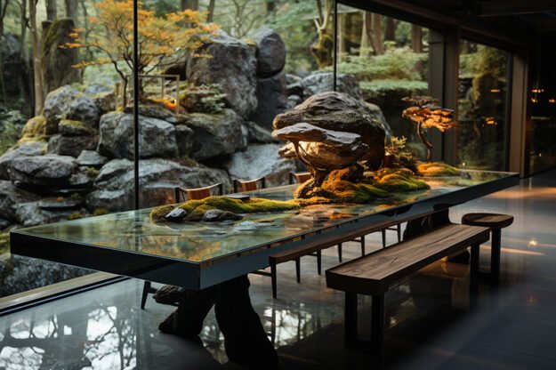 Nature-Inspired Organic Design Table