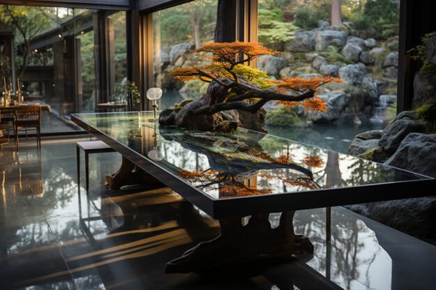Title: Nature-Inspired Organic Design Table