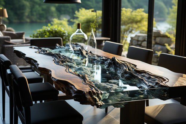 Nature-Inspired Organic Table: Transform Your Space with Timeless Elegance