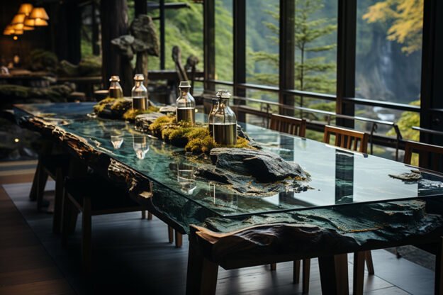 Nature-Inspired Organic Table: Elevate Your Space with Nature's Elegance