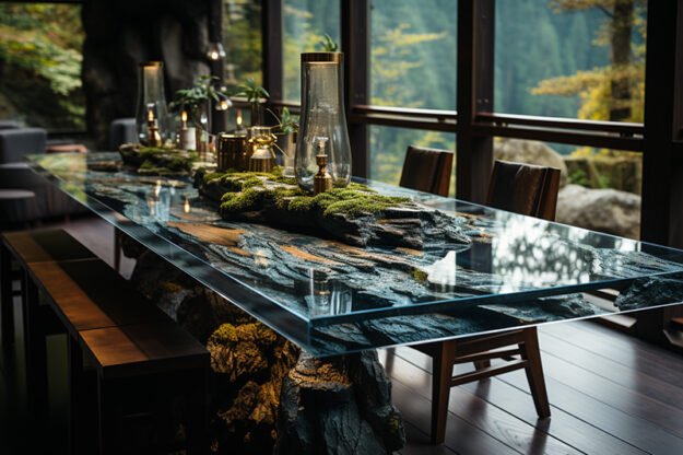 Nature-Inspired Organic Design Table —
