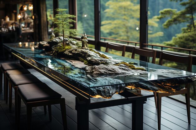 Nature-Inspired Organic Table