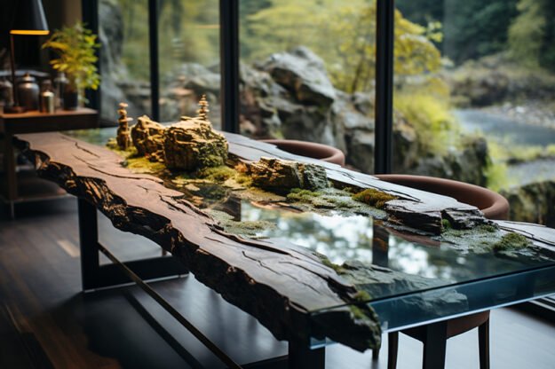 Nature-Inspired Organic Table