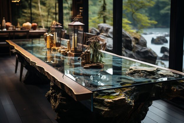 Nature-Inspired Organic Table: Elevate Your Dining Experience