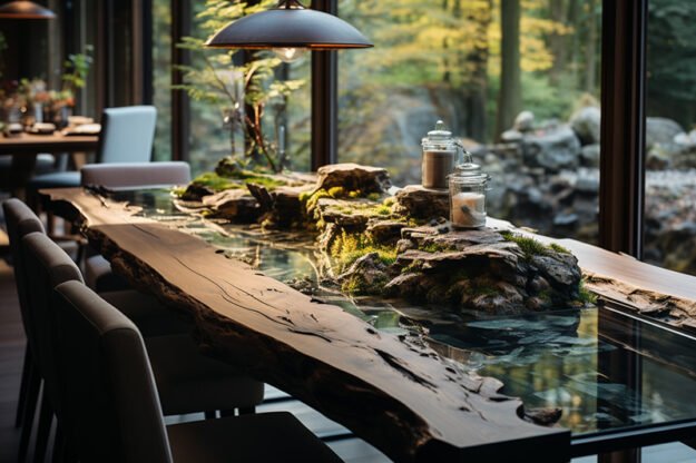 Nature-Inspired Organic Table: Transform Your Space into a Serene Oasis