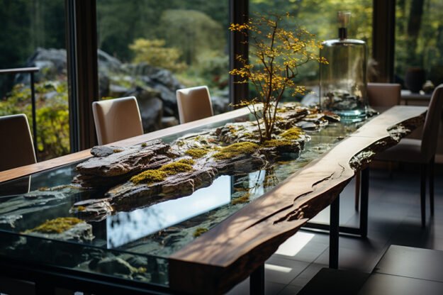 Nature-Inspired Organic Table: Elevate Your Dining Experience