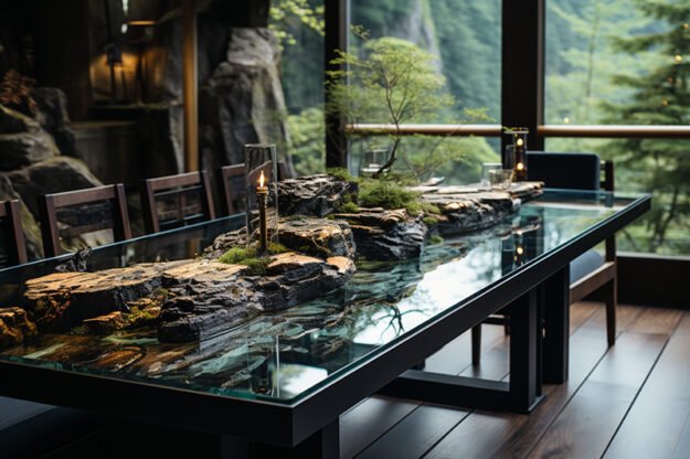 Nature-Inspired Organic Table: Elevate Your Dining Experience