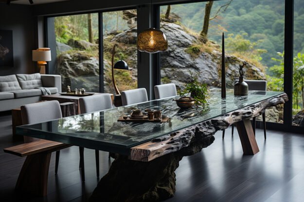 Nature-Inspired Organic Table: Elevate Your Dining Experience