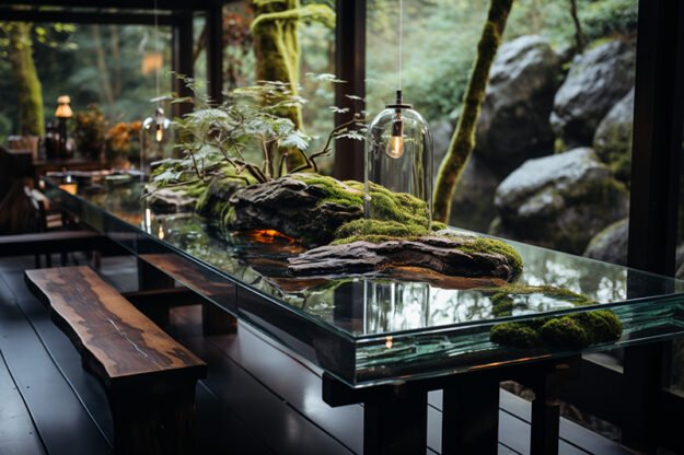 Nature-Inspired Organic Table: Elevate Your Space with Timeless Elegance