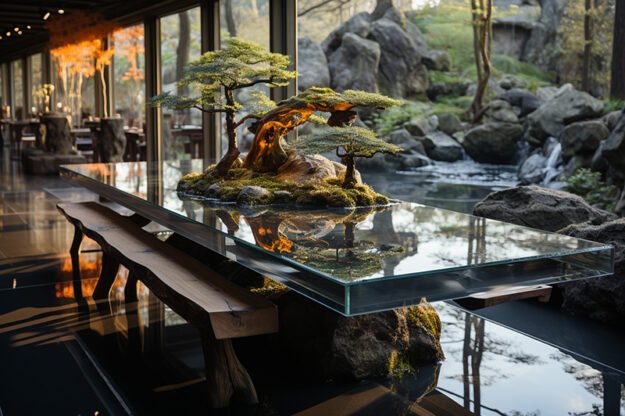 Nature-Inspired Organic Table: Elevate Your Space with Elegance