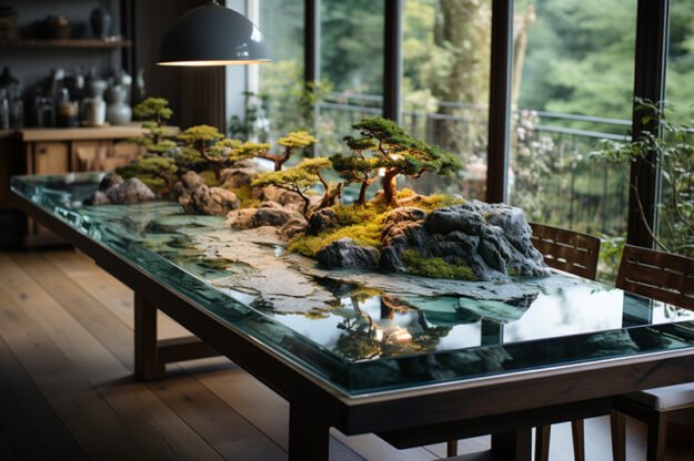 Nature-Inspired Organic Table: A Harmonious Blend of Nature and Elegance
