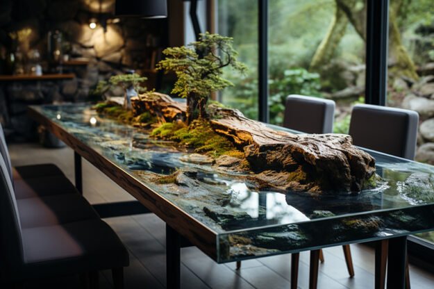 Nature-Inspired Organic Table: Elevate Your Space with Timeless Elegance