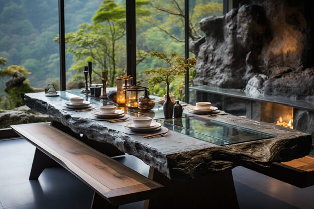 Nature-Inspired Organic Table: Elevate Your Dining Experience