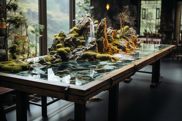 Nature-Inspired Organic Table: A Masterpiece of Serenity and Style