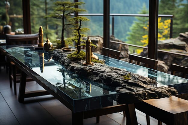Nature-Inspired Organic Table: Elevate Your Living Space