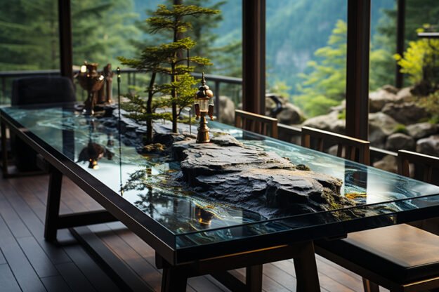 Nature-Inspired Organic Table: Elevate Your Space with Timeless Elegance