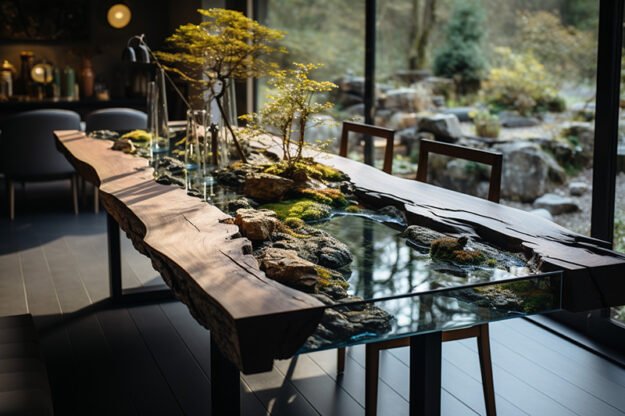 Nature-Inspired Organic Table: Elevate Your Living Space with Timeless Elegance