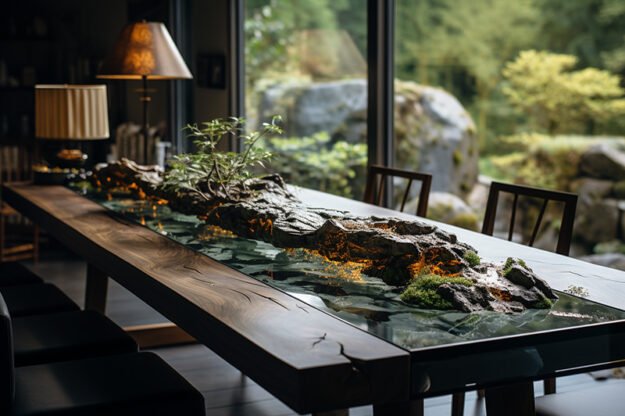 Nature-Inspired Organic Table: Elevate Your Space with Timeless Elegance