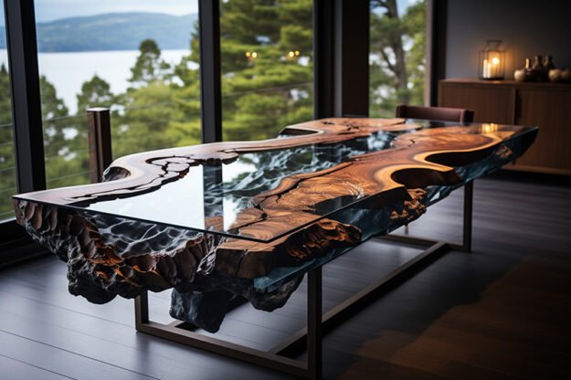 Nature-Inspired Organic Table: Elevate Your Living Space