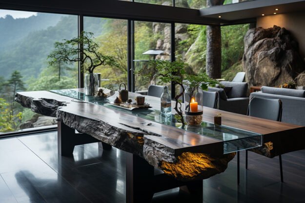 Nature-Inspired Organic Table: Elevate Your Space