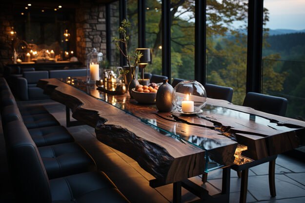 Nature-Inspired Organic Table: Elevate Your Dining Experience