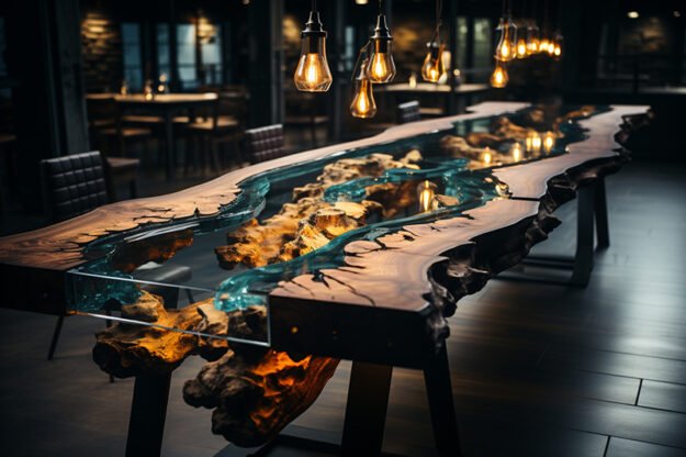 Nature-Inspired Organic Table: Elevate Your Space with Elegance