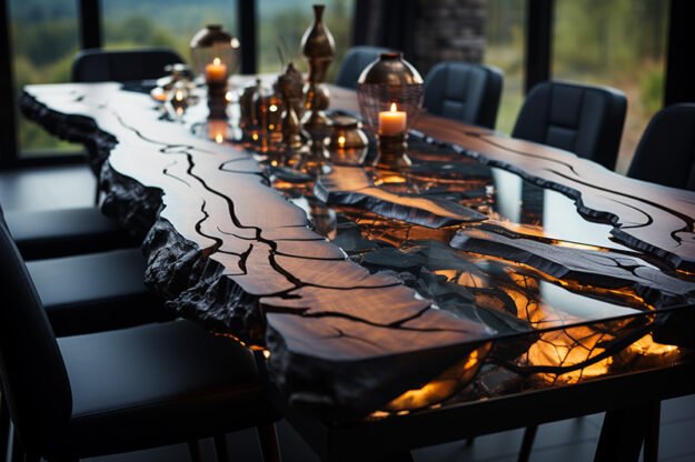 Nature-Inspired Organic Table: Elevate Your Dining Experience