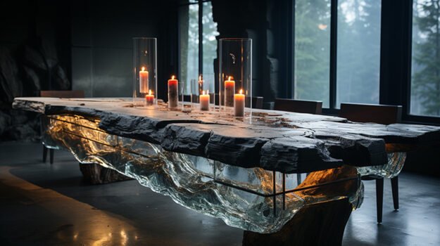 Nature-Inspired Organic Table: Elevate Your Dining Experience