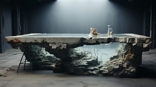 Nature-Inspired Organic Table: A Stunning Centerpiece for Your Space