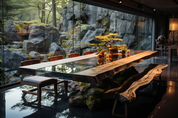 Nature-Inspired Organic Table: Elevate Your Dining Experience