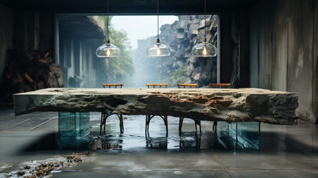 Nature-Inspired Organic Table: Embrace Earthy Elegance