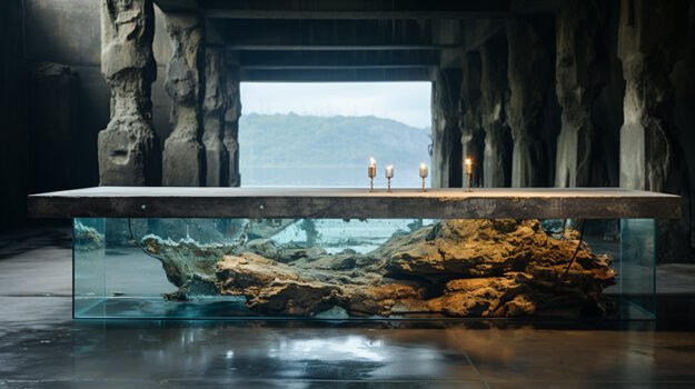 Nature-Inspired Organic Table: A Statement of Refined Elegance