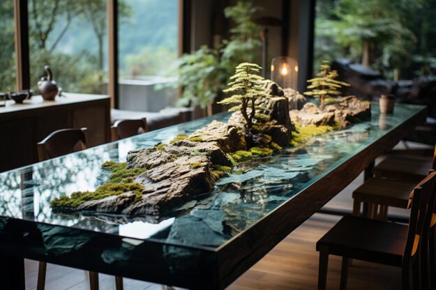 Nature-Inspired Organic Table